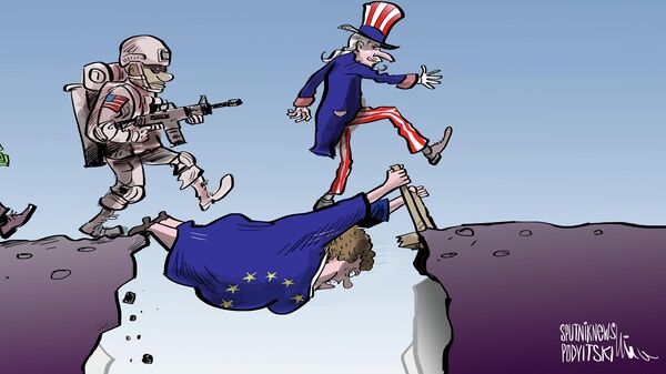 США готовы пожертвовать экономикой ЕС для сохранения власти, заявил Володин - اسپوتنیک ایران  
