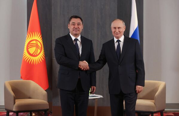 پوتین و رئیس جمهور قرقیزستان - اسپوتنیک ایران  