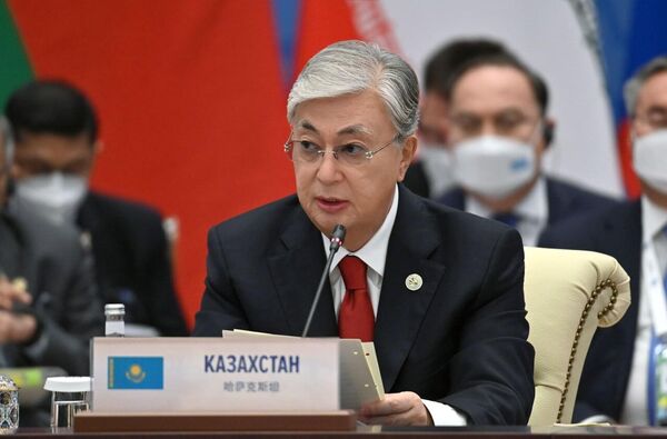 رئیس جمهور قزاقستان در نشست شورای سران کشورهای سازمان همکاری شانگهای در سمرقند - اسپوتنیک ایران  