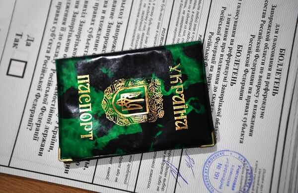 پاسپورت شهروندی از اوکراین به عنوان ناظر انتخابات - اسپوتنیک ایران  