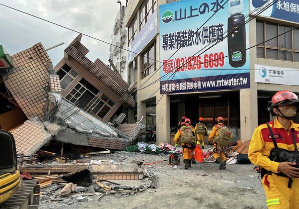 زمین لرزه در هوالین در تایوان - اسپوتنیک ایران  