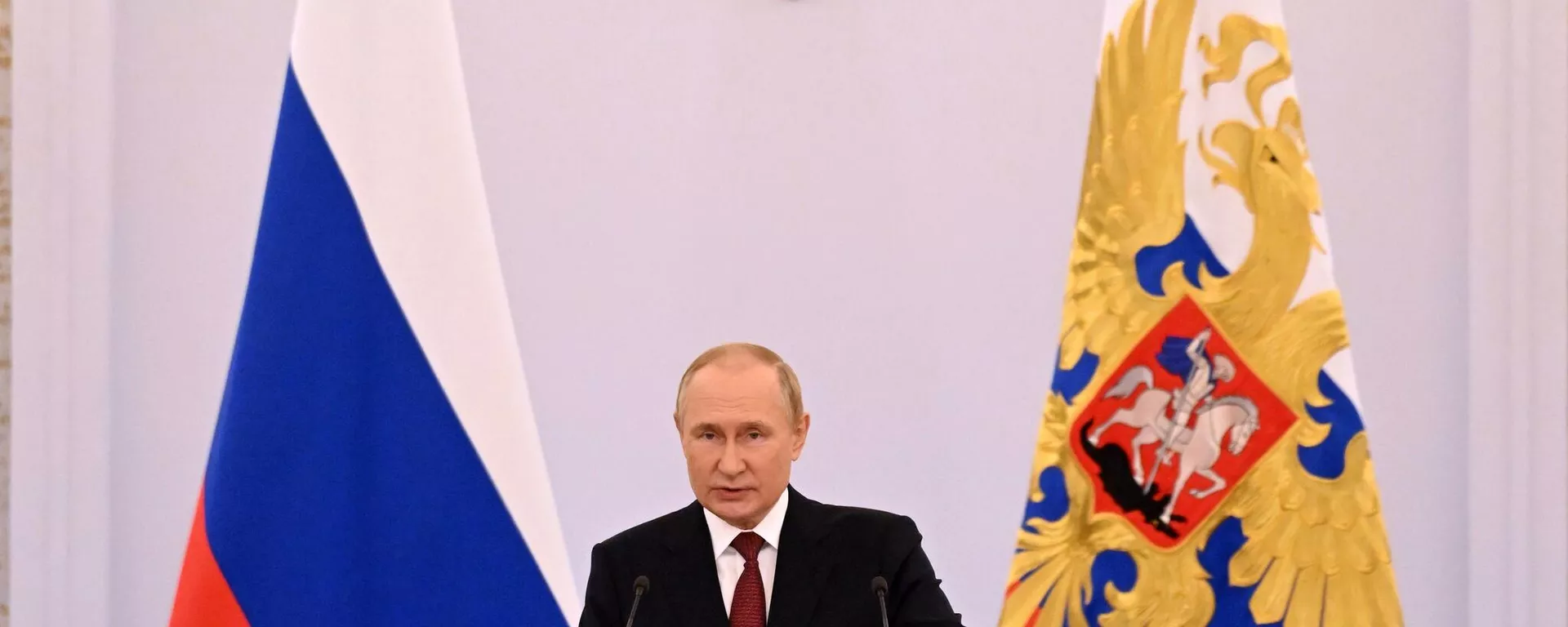 Церемония подписания договоров о вхождении в РФ ДНР, ЛНР, Запорожской и Херсонской областей состоялась в Кремле - اسپوتنیک ایران  , 1920, 30.09.2022