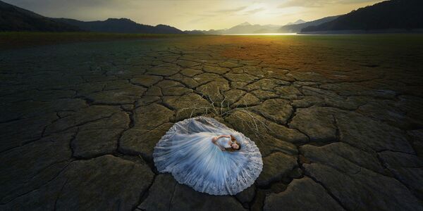 برندگان سیزدهمین مسابقه بین المللی پانو جوایز اپسون.عکاس، جو لای از چین. دریاچه خشک شده «سان مون» در تایوان. - اسپوتنیک ایران  