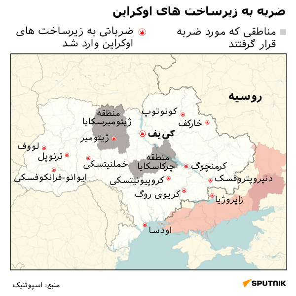 ضربه به زیرساخت های اوکراین - اسپوتنیک ایران  