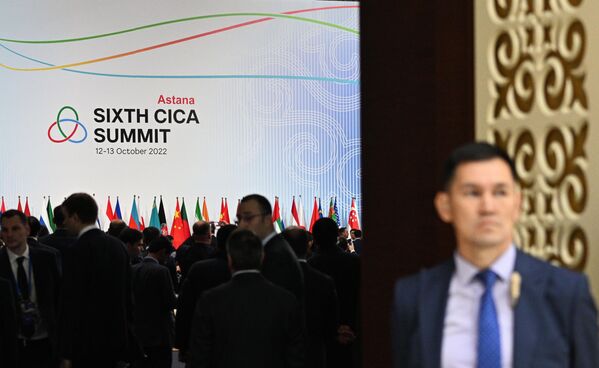 ششمین اجلاس سران کنفرانس تعامل و اقدامات اعتمادسازی در آسیا در کاخ استقلال در آستانه برگزار می شود - اسپوتنیک ایران  
