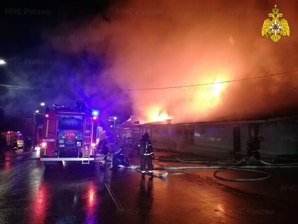آتش سوزی در یک کافه شبانه در شهر کاستروما روسیه رخ داد. - اسپوتنیک ایران  