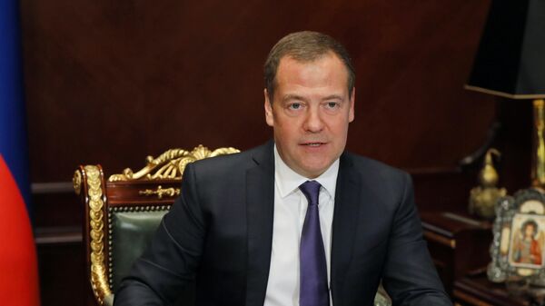 Председатель Единой России, заместитель председателя Совета безопасности РФ Дмитрий Медведев - اسپوتنیک ایران  