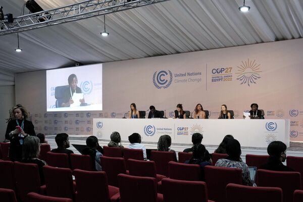 بیست و هفتمین کنفرانس جهانی تغییرات اقلیمی سازمان ملل (COP27) در مصر برگزار شد. - اسپوتنیک ایران  