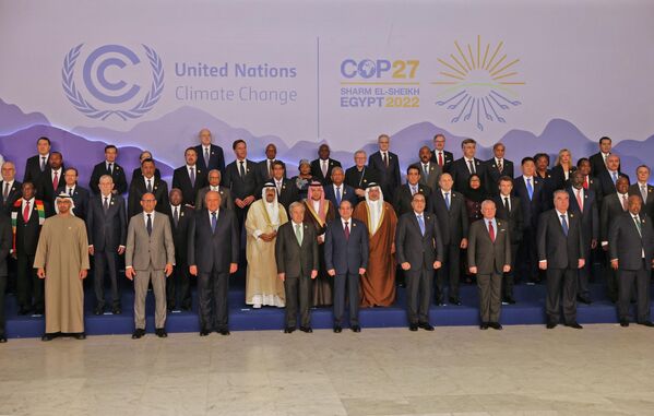 بیست و هفتمین کنفرانس جهانی تغییرات اقلیمی سازمان ملل (COP27) در مصر برگزار شد. - اسپوتنیک ایران  