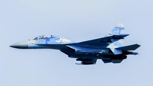 برخاستن جنگنده روسی برفراز دریای بالتیک به خاطر بمب افکن‌های امریکایی - اسپوتنیک ایران  