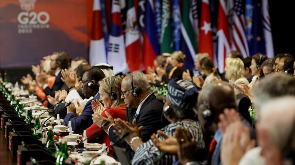 Делегаты на саммите лидеров G20 в Нуса-Дуа, Бали - اسپوتنیک ایران  