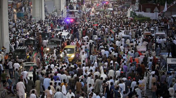 تشدید تدابیر امنیتی در پایتخت پاکستان در شرایط اعتراضات مخالفان - اسپوتنیک ایران  