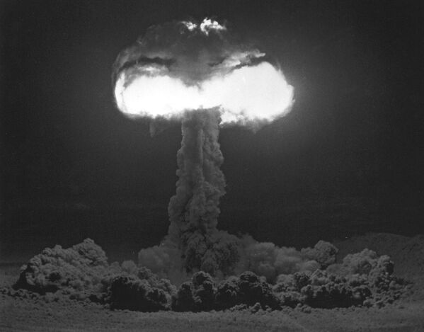 آزمایش هود در سایت آزمایش هسته ای نوادا 5 ژوئیه 1957 - اسپوتنیک ایران  