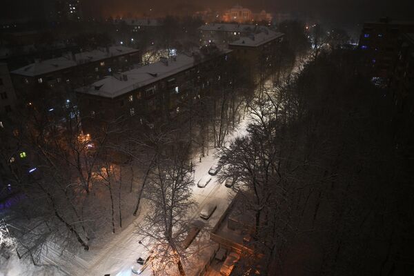 خیابانی پر از برف در مسکو - اسپوتنیک ایران  