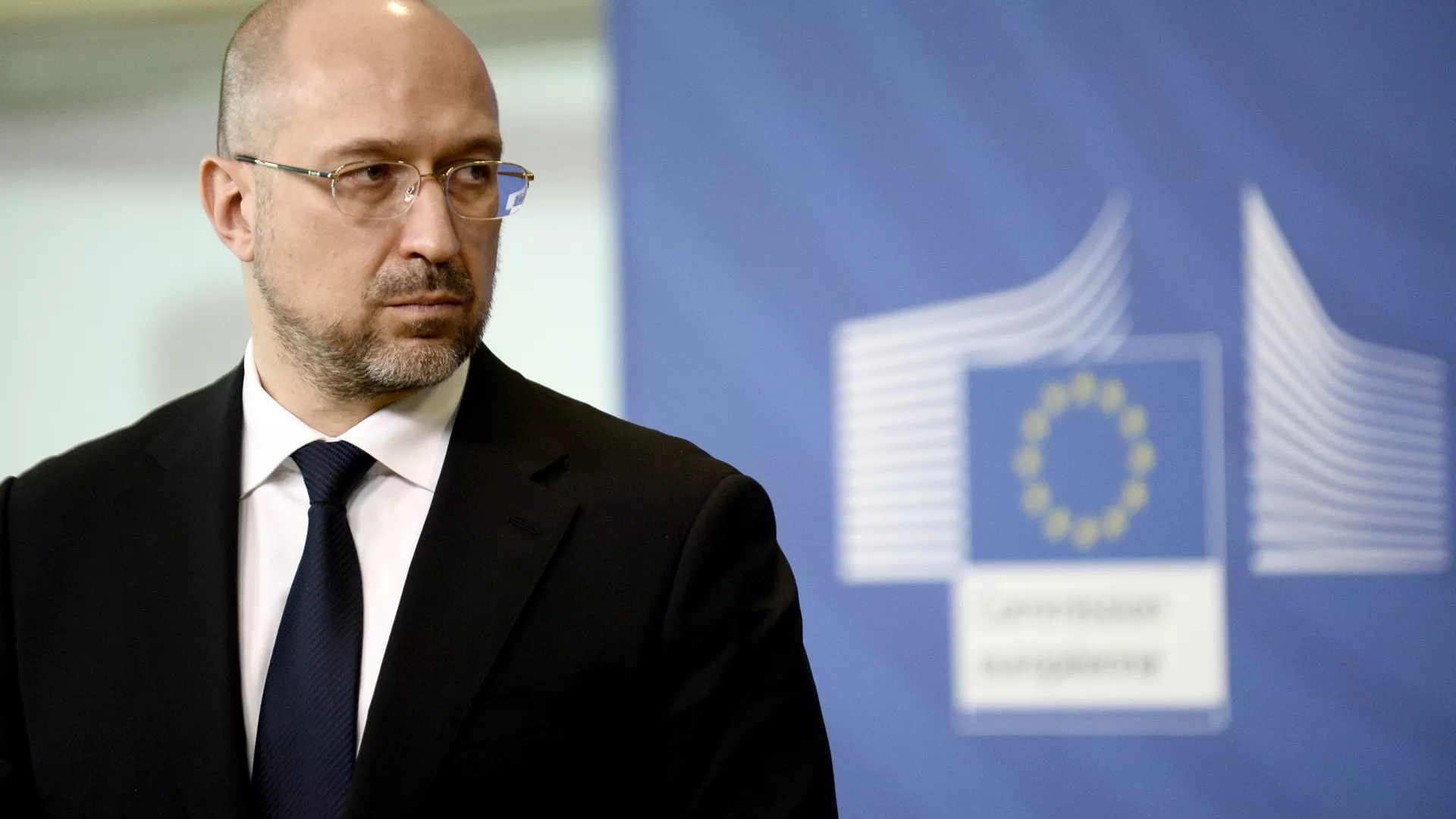 Премьер-министр Украины Денис Шмыгаль в штаб-квартире ЕС в Брюсселе, Бельгия - اسپوتنیک ایران  , 1920, 12.12.2022