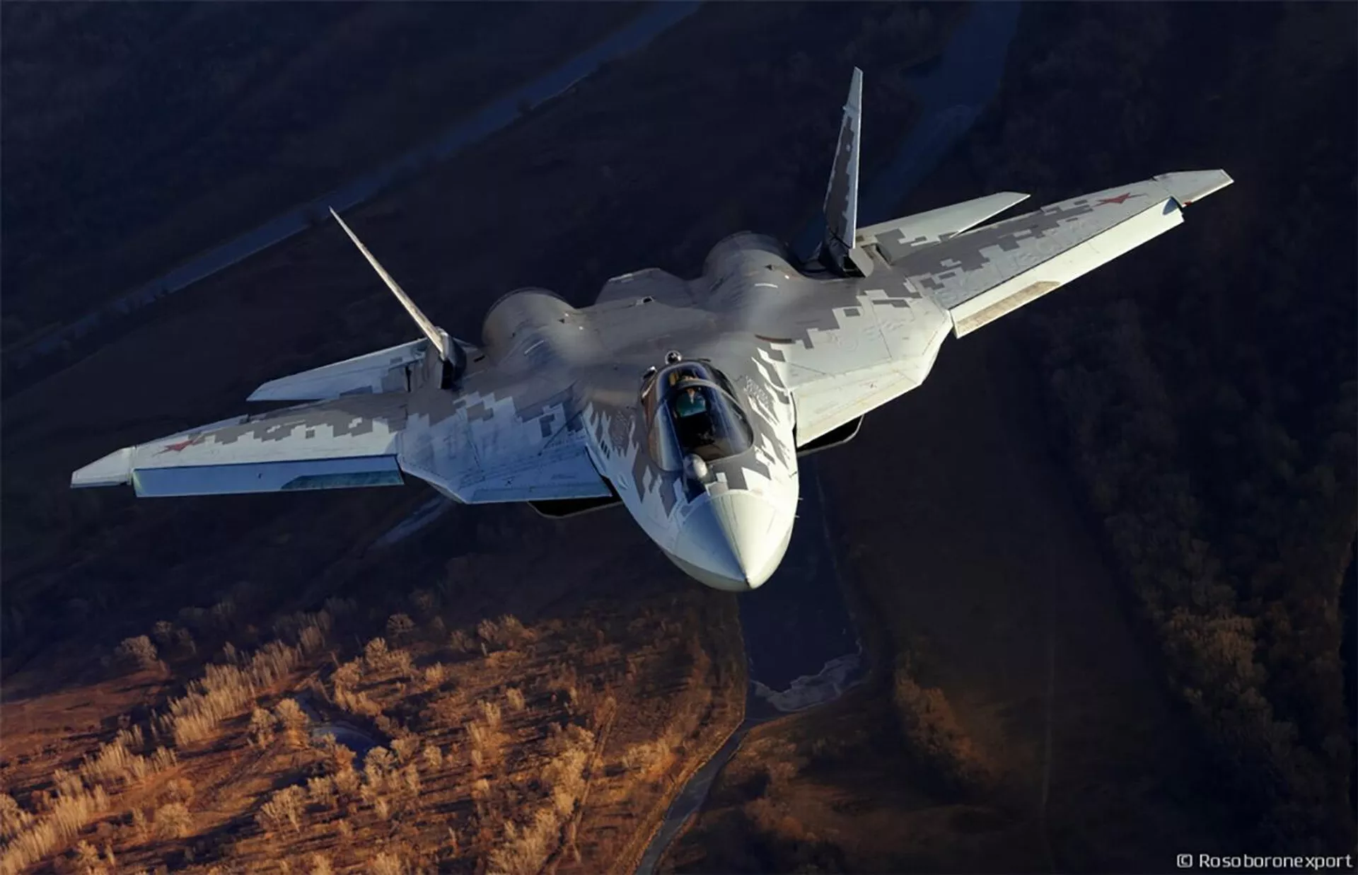 Перспективный многофункциональный истребитель Су-57Э Перспективный многофункциональный истребитель Су-57Э - اسپوتنیک ایران , 1920, 13.12.2022