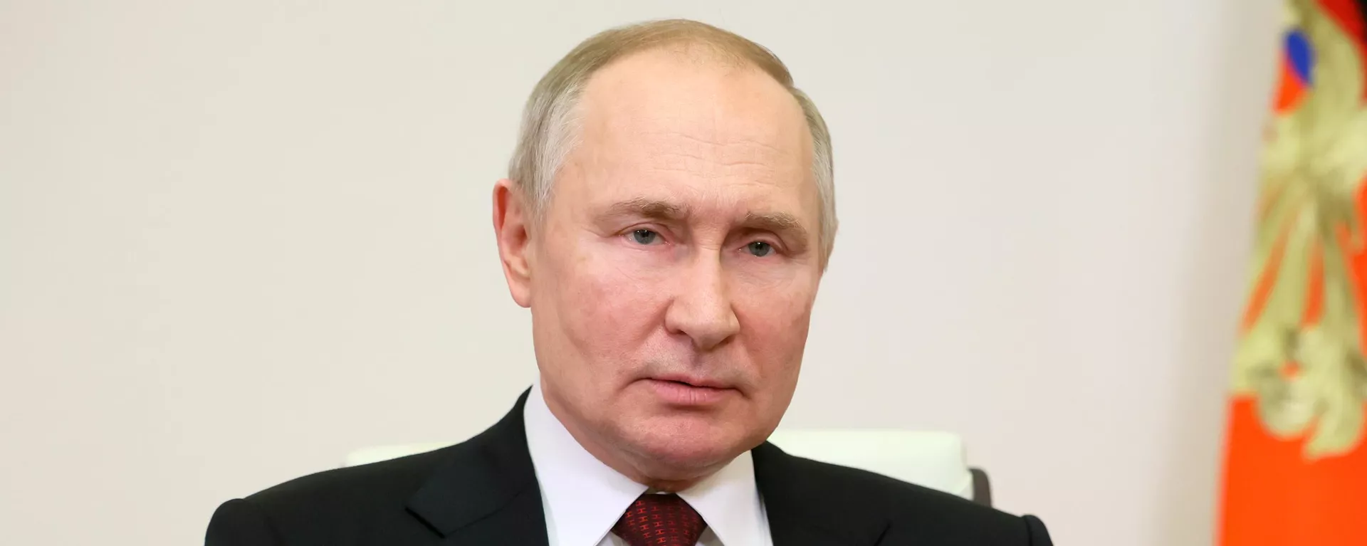 Президент РФ Владимир Путин во время видеообращения к участникам первого съезда Российского движения детей и молодёжи - اسپوتنیک ایران  , 1920, 17.01.2023