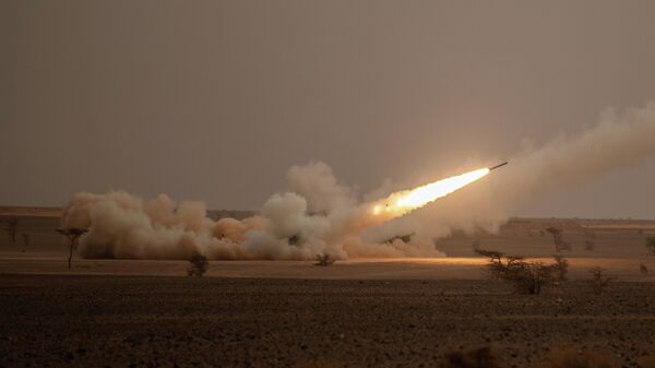 Американская ракетная установка M142 HIMARS во время военных учений в Марокко  - اسپوتنیک ایران  