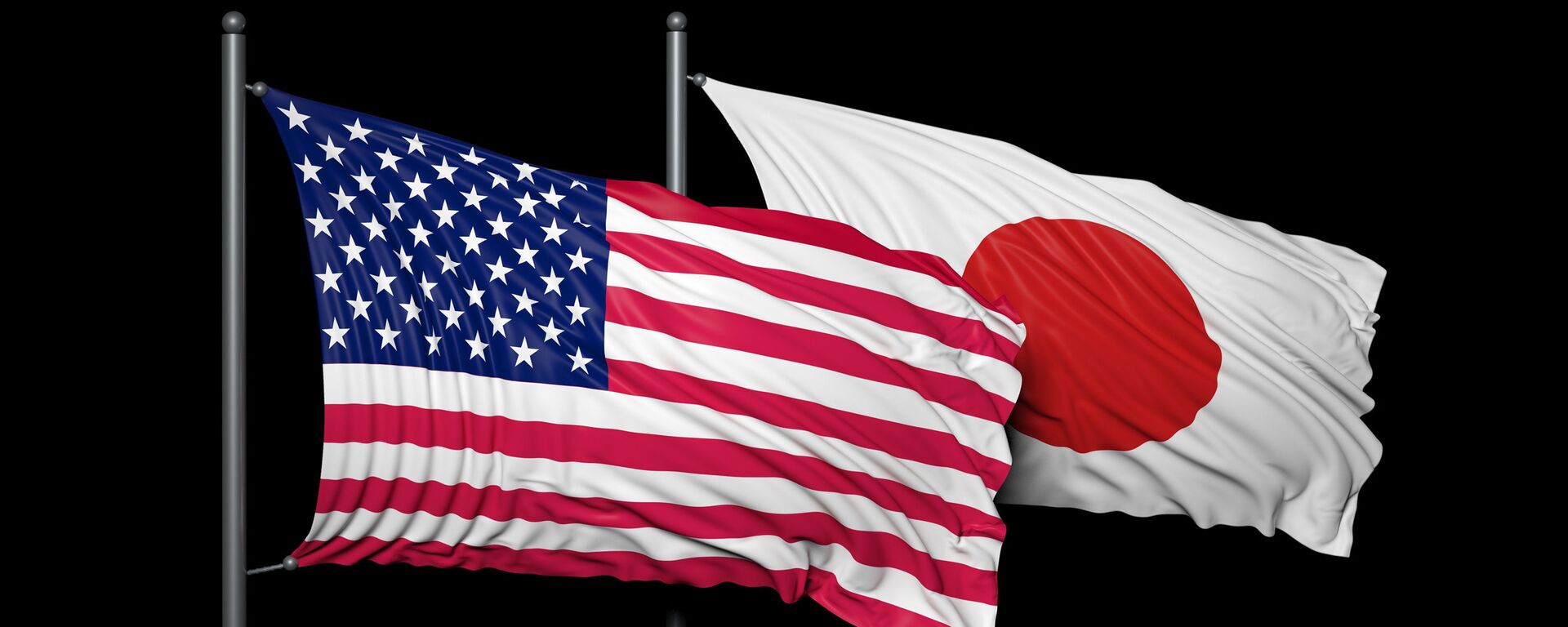 پرچم های ژاپن و ایالات متحده آمریکا - اسپوتنیک ایران  , 1920, 12.01.2023