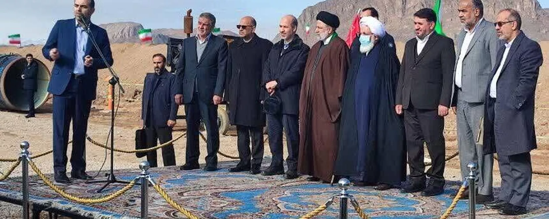 آغاز عملیات اجرایی خط دوم انتقال آب خلیج‌فارس به یزد و فلات مرکزی با حضور رییس‌جمهورایران  - اسپوتنیک ایران  , 1920, 12.01.2023
