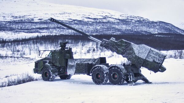 Шведская 155-мм многоцелевая самоходная артиллерийская установка Archer - اسپوتنیک ایران  