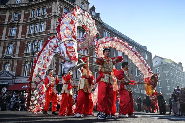 برگزاری جشن سال نو به تقویم شرقی (قمری) - چین در لندن. - اسپوتنیک ایران  