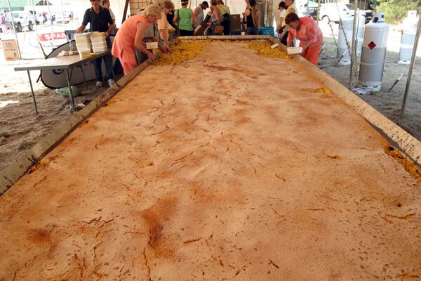  13 اکتبر 2007 بزرگترین کیک کدو تنبل پخته شده در کشور را در سیلورتون در حومه پرتوریا  - اسپوتنیک ایران  