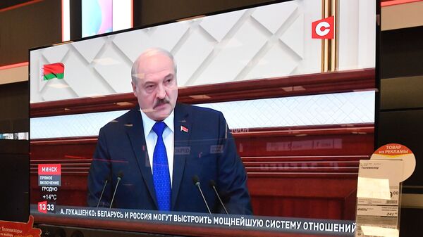 Трансляция выступления президента Белоруссии Александра Лукашенко - اسپوتنیک ایران  