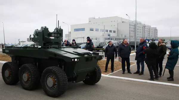 Робот Маркер на космодроме Восточный - اسپوتنیک ایران  