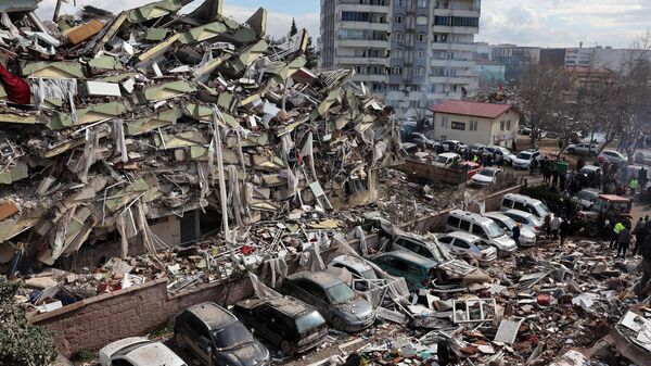 Вид на разрушения в турецком городе Кахраманмараш - اسپوتنیک ایران  