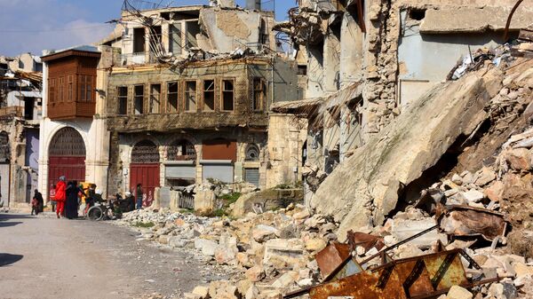 تخریب بازرار قدیمی در زلزله سوریه - اسپوتنیک ایران  