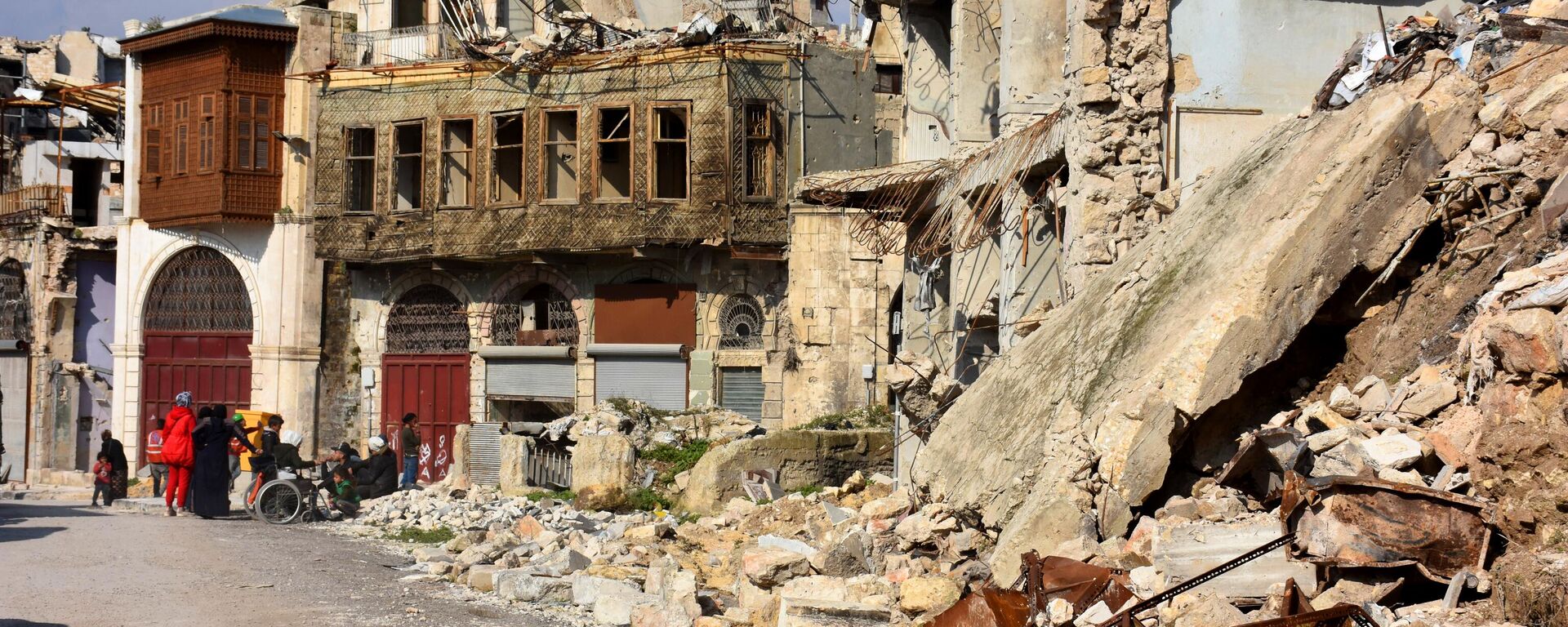 تخریب بازرار قدیمی در زلزله سوریه - اسپوتنیک ایران  , 1920, 19.02.2023