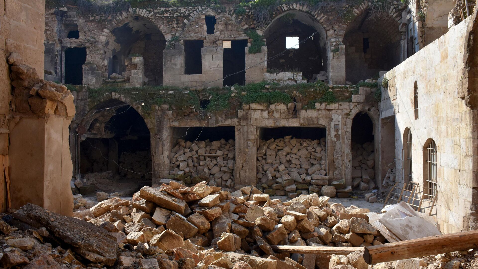 تخریب بازرار قدیمی در زلزله سوریه - اسپوتنیک ایران  , 1920, 17.02.2023