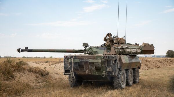 Французский колёсный танк AMX-10RC - اسپوتنیک ایران  