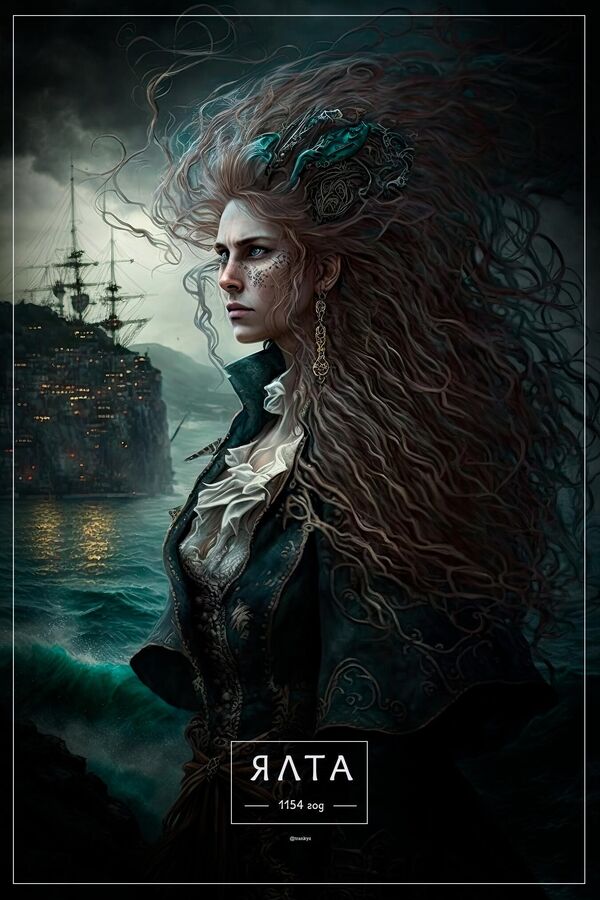 تصاویر ساخته شده توسط شبکه عصبی " میدجورنی" از شهرهای  روسیه. یالتا. - اسپوتنیک ایران  