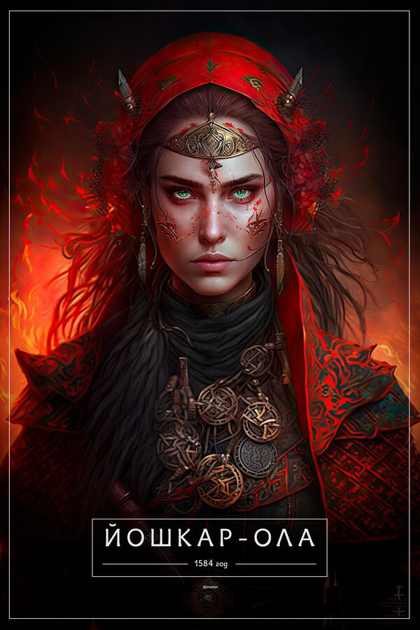 تصاویر ساخته شده توسط شبکه عصبی "میدجورنی" از شهرهای  روسیه. یوشکار وول. - اسپوتنیک ایران  