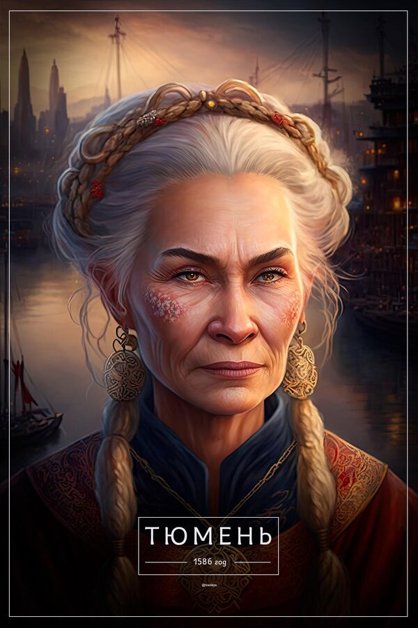 تصاویر ساخته شده توسط شبکه عصبی " میدجورنی" از شهرهای  روسیه. تیومن. - اسپوتنیک ایران  