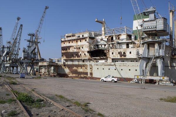 قایق "ابن خلدون" صدام حسین رئیس جمهور مخلوع عراق در بصره. - اسپوتنیک ایران  