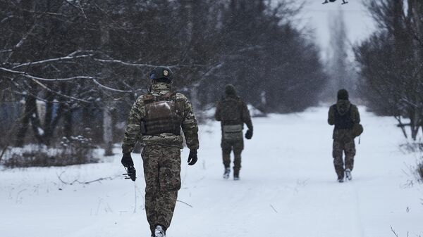 سربازان اوکراینی در منطقه آودیوکا - اسپوتنیک ایران  