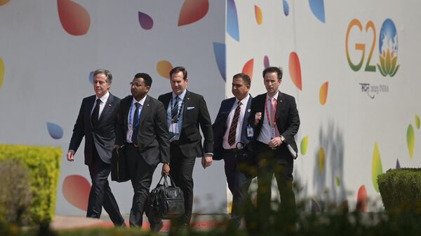Госсекретарь США Энтони Блинкен отправляется на встречу глав МИД G20 в Нью-Дели, Индия - اسپوتنیک ایران  