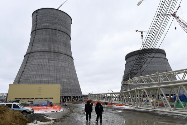 برج های خنک کننده در حال ساخت نیروگاه  هسته ای کورسک -2 - اسپوتنیک ایران  
