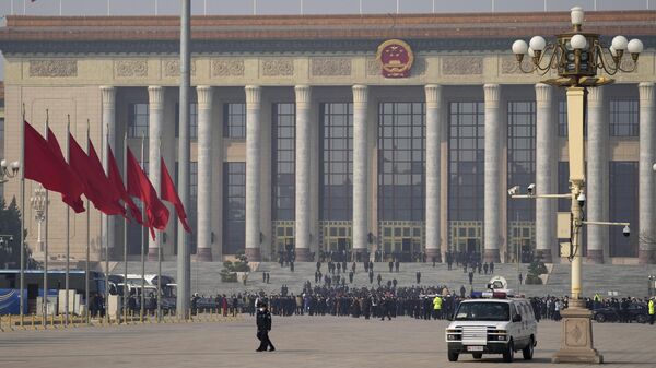 Открытие первой сессии Всекитайского комитета Народного политического консультативного совета Китая в Доме народных представителей в Пекине - اسپوتنیک ایران  