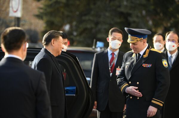 20 مارس 2023. شی جین پینگ، رئیس جمهوری خلق چین  قبل از دیدار با ولادیمیر پوتین، رئیس جمهور روسیه - اسپوتنیک ایران  