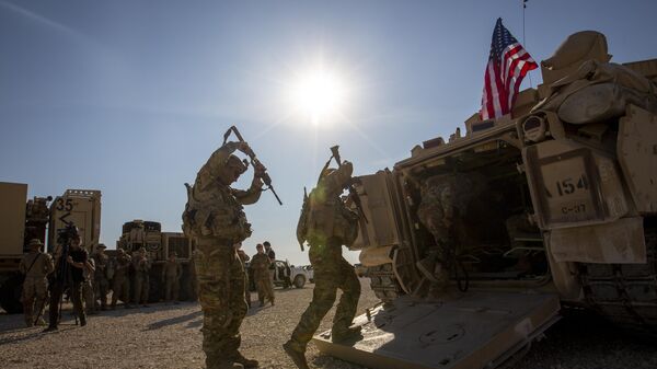 Солдаты на военной базе США в Сирии. Архивное фото - اسپوتنیک ایران  