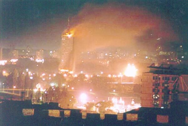 بلگراد در هنگام بمباران یوگسلاوی توسط ناتو. - اسپوتنیک ایران  