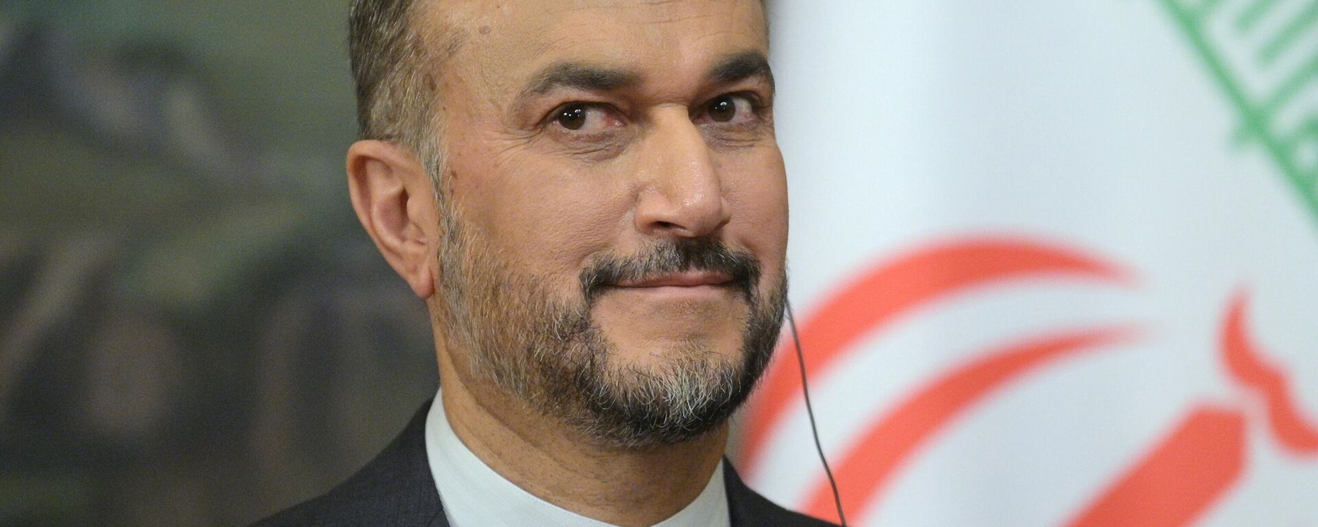 Министр иностранных дел Ирана Хоссейн Амир Абдоллахиян на пресс-конференции по итогам встречи в Москве с министром иностранных дел РФ Сергеем Лавровым - اسپوتنیک ایران  , 1920, 18.08.2023