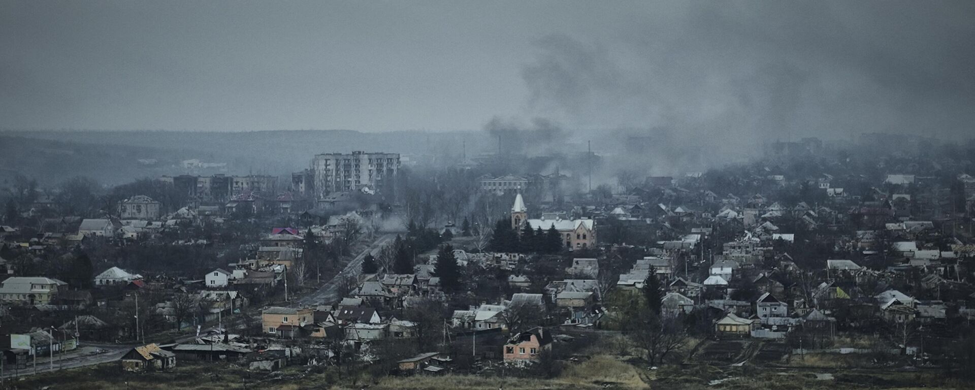 Дым в Артемовске, Украина - اسپوتنیک ایران  , 1920, 29.03.2023