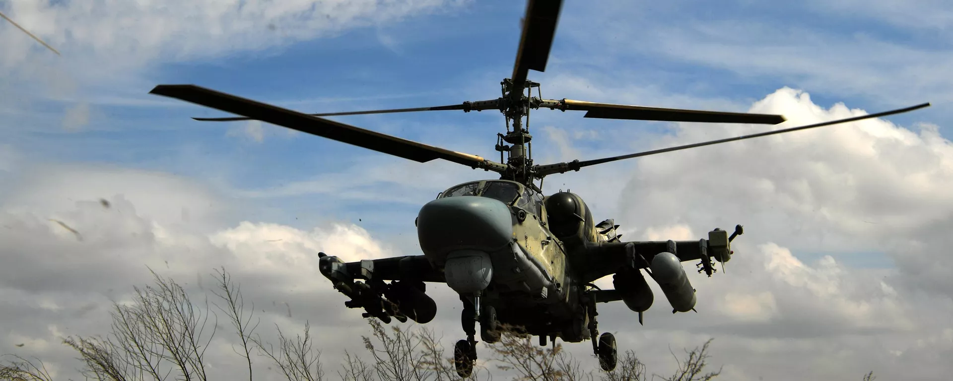 Вертолет Ка-52 ВС РФ на боевом вылете в зоне проведения специальной военной операции - اسپوتنیک ایران  , 1920, 08.06.2023