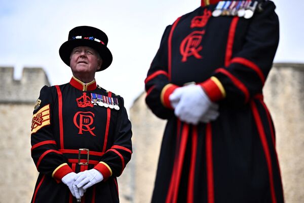 گاردهای مراسم تاجگذاری چارلز سوم در لندن. - اسپوتنیک ایران  