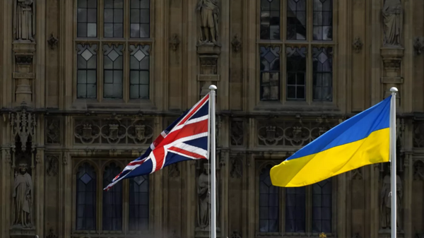 پرچم بریتانیا و اوکراین - اسپوتنیک ایران  